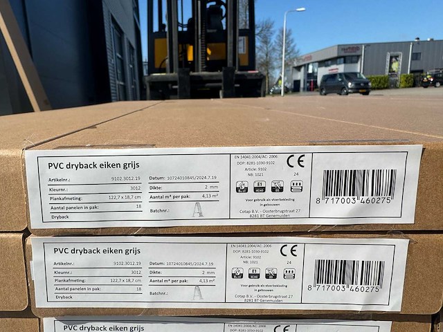 Dryback eiken grijs 100m2 - pvc floor - afbeelding 3 van  3