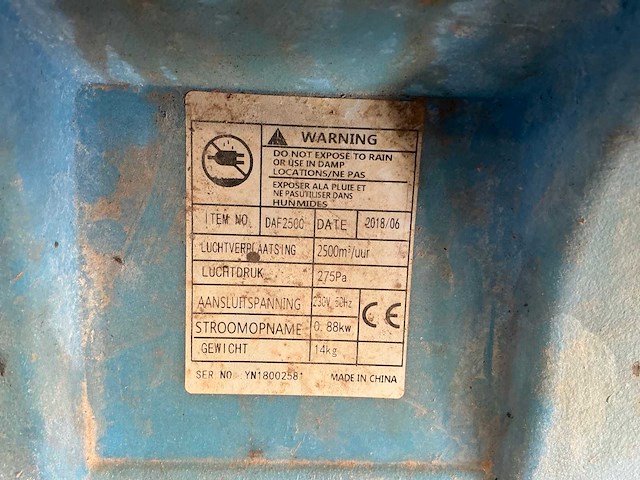 Dryfast daf 2500 axiaalventilator - afbeelding 4 van  5