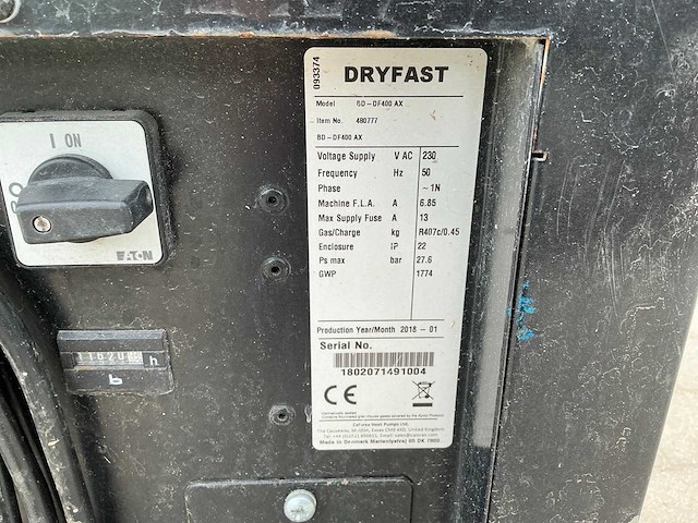 Dryfast df400 bouwdroger - afbeelding 7 van  9