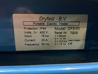 Dryfast dfe95 heater - afbeelding 5 van  6