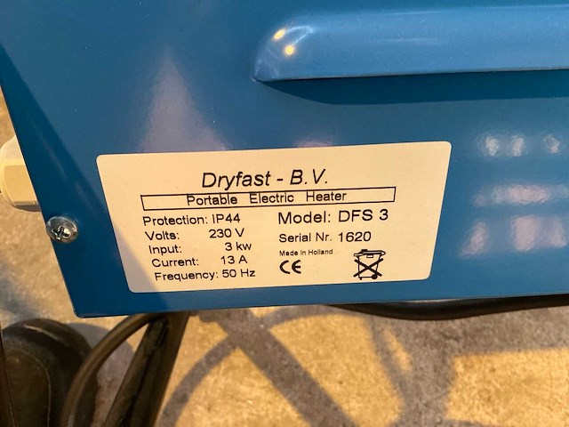 Dryfast dfs3 heater - afbeelding 4 van  4