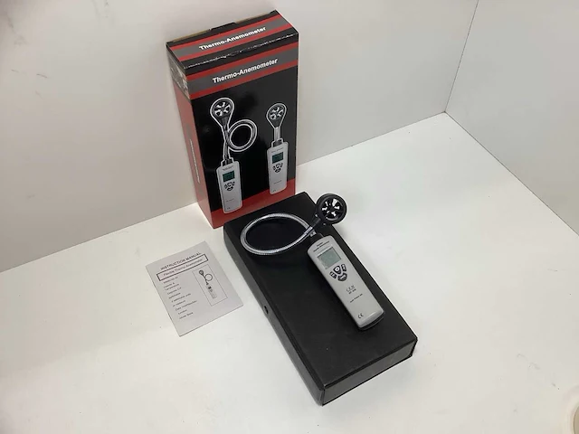 Dt-318 thermo-anemometer - digitaal display - k type sensoren - afbeelding 1 van  4