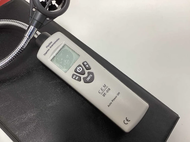 Dt-318 thermo-anemometer - digitaal display - k type sensoren - afbeelding 3 van  4