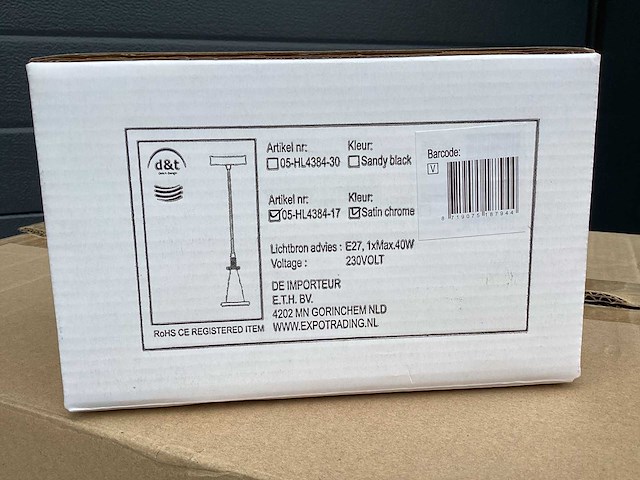 D&t dutch design hanglamp fitting 05-hl4384-30 (24x) - afbeelding 3 van  5