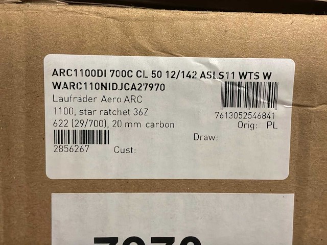 Dt swiss arc 1100 carbon 622x20 tc set velgen - afbeelding 2 van  4