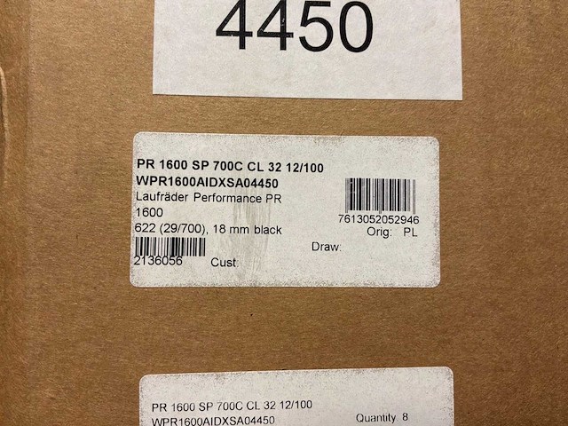 Dt swiss pr 1600 622x18 velg - afbeelding 2 van  2