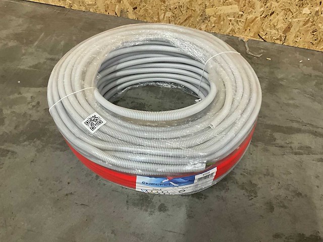 Dtc snelflex rol a 100mtr. flex. buis 5/8"voorbedraad 16mm/h07v-3x2,5mm - afbeelding 3 van  5