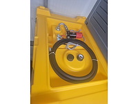 Dtk480 diesel opslagtank met pomp en vulpistool, past op een europallet, eenvoudig te verplaatsen, afm 1200x800x785 mm, alleen een 12 volt accu of voeding aansluiten en pompen maar. - afbeelding 11 van  11