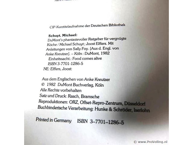 Du mont's phantasievoller ratgeber fur vergnugte koche - afbeelding 2 van  5