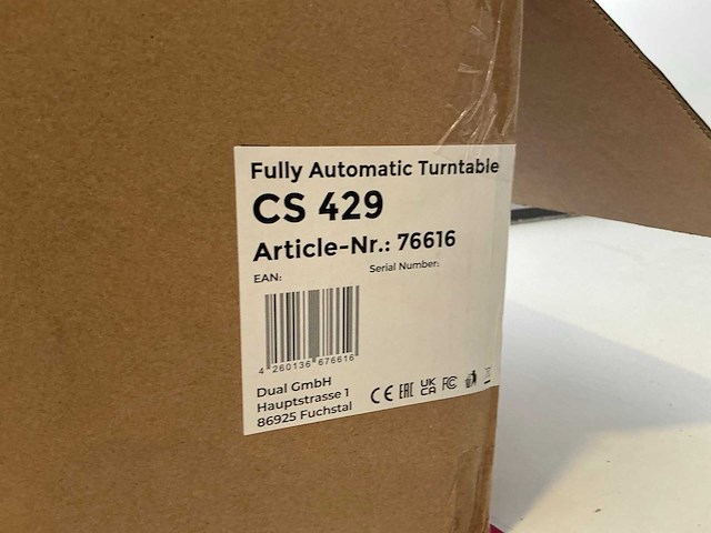 Dual cs 429 platenspeler - afbeelding 3 van  7