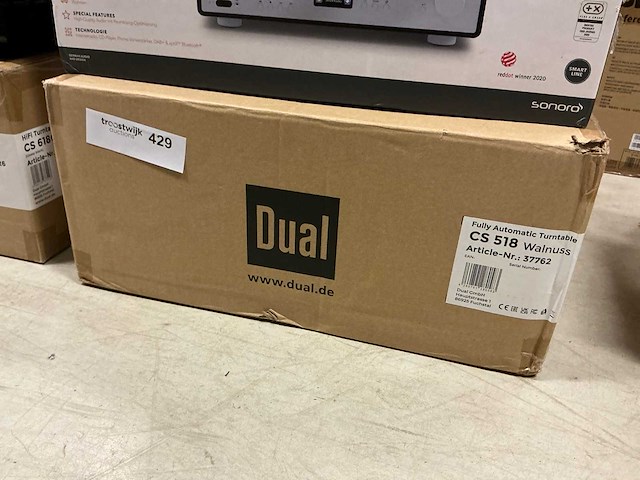 Dual cs 518 platenspeler - afbeelding 3 van  4