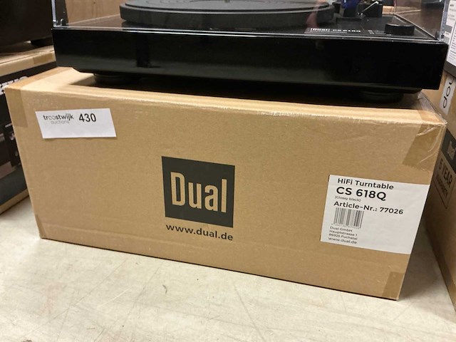 Dual cs 618q platenspeler - afbeelding 4 van  4