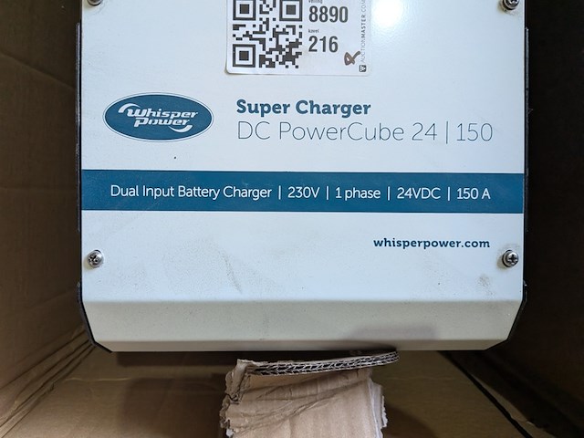 Dual input battery charger whisperpower, dc powercube 24vdc/150adc - afbeelding 4 van  8