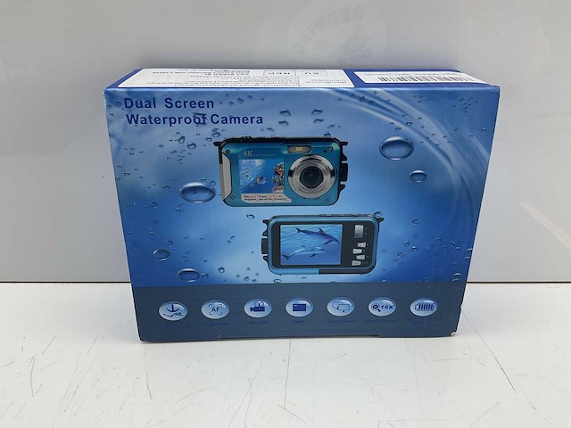 Dual screen waterproof camera - onderwatercamera (10x) - afbeelding 2 van  2