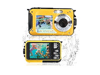 Dual screen waterproof camera - onderwatercamera (10x) - afbeelding 1 van  7