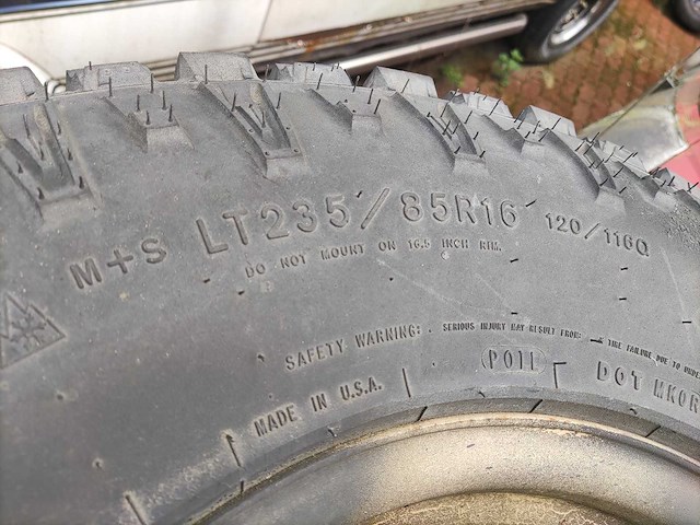 Dually - 16 inch 8x165,1 - velg (6x) - afbeelding 4 van  5