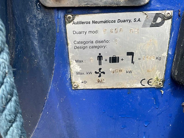 Duarry - cormoran 850 - rib rubberboot - afbeelding 16 van  39