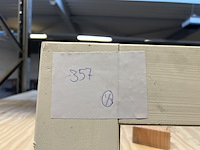 Dubbel deurkozijn, grijs gespoten hillhout - afbeelding 3 van  5