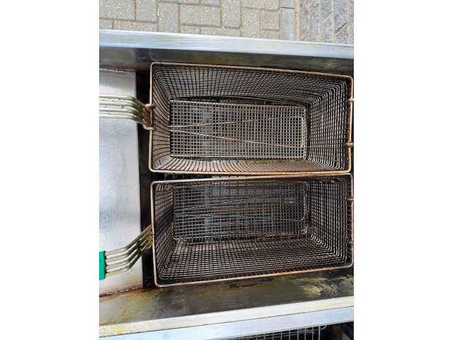 Dubbel frituur - - hoog rendement - friteuse - afbeelding 10 van  11