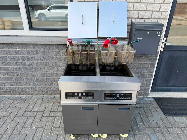 Dubbel frituur - - hoog rendement - friteuse - afbeelding 3 van  11