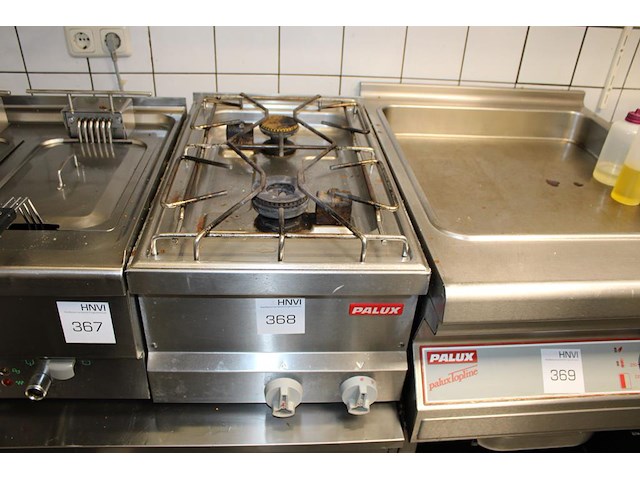 Dubbel gasfornuis palux afm. 40 x 65 x 30 cm. - afbeelding 1 van  2