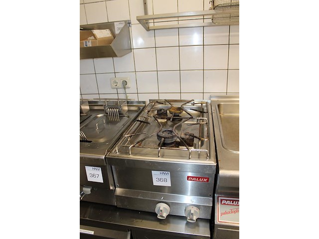Dubbel gasfornuis palux afm. 40 x 65 x 30 cm. - afbeelding 2 van  2