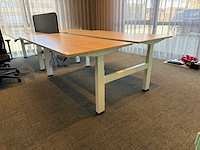 Dubbel in hoogte verstelbaar bureau - afbeelding 1 van  1