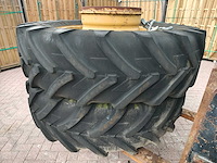 Dubbel lucht wielen voor loader - afbeelding 1 van  11