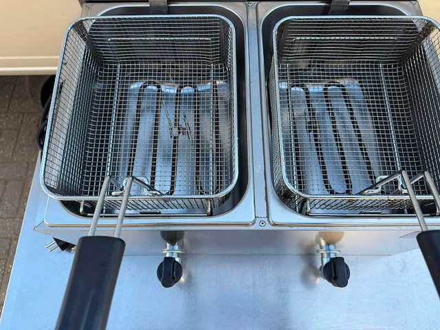 Dubbel pans - friteuse - afbeelding 2 van  3
