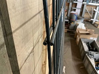 Dubbel staapmaat stalen hek 123x250 cm - afbeelding 3 van  4