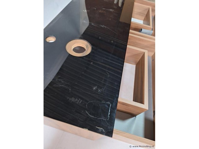 Dubbel wastafelmeubel - ca. 140x48x40 cm - afbeelding 3 van  3