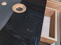 Dubbel wastafelmeubel - ca. 140x48x40 cm - afbeelding 3 van  3