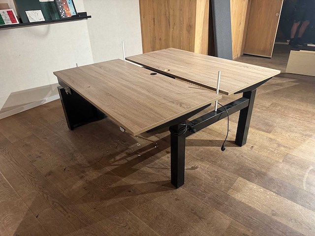 Dubbel zitsta bureau eleketrische - afbeelding 1 van  7