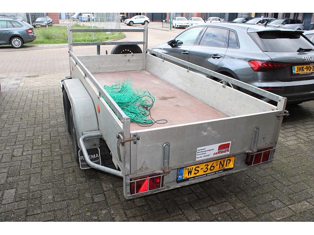 Dubbelassige aanhanger hapert k met kenteken ws-36-np. datum eerste toelating 21-08-1997. - afbeelding 2 van  9