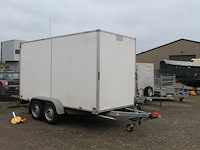 Dubbelassige aanhangwagen saris c2700 met gesloten opbouw met kenteken 16-wk-rp. datum eerste toelating 27... - afbeelding 1 van  6