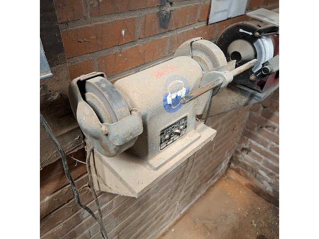 Dubbele bankslijpmachine fischler, d125 - afbeelding 2 van  6