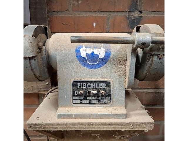 Dubbele bankslijpmachine fischler, d125 - afbeelding 5 van  6