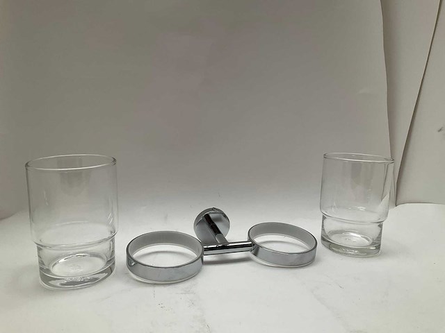 Dubbele bekerhouder wandbevestiging - afbeelding 5 van  5