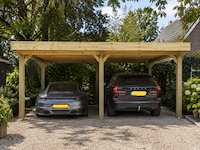 Dubbele carport 1000x600x270 cm, vrijstaand