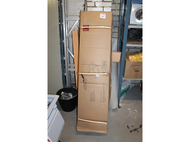 Dubbele chaise longue divero met zonnedak. - afbeelding 2 van  3