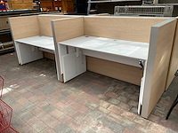 Dubbele design werkplek - in hoogte verstelbaar - afbeelding 13 van  15