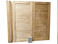 Dubbele deur in kozijn - 224x210 cm - afbeelding 1 van  6