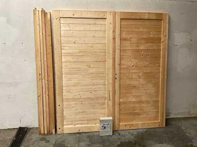 Dubbele deur in kozijn - 224x210 cm - afbeelding 2 van  6