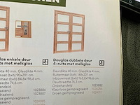 Dubbele deur in kozijn 202x169 cm - afbeelding 4 van  12