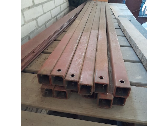 Dubbele draagarmstelling, lengte 475 cm - afbeelding 4 van  9