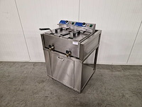 Dubbele friteuse - catertech - 230v - afbeelding 1 van  2