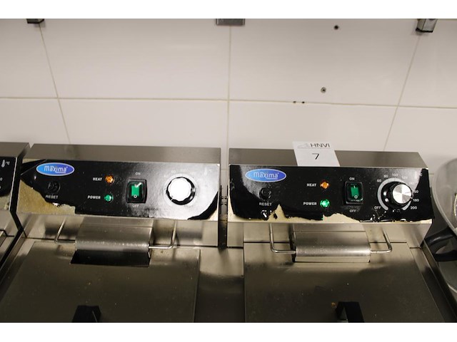Dubbele friteuse maxima. - afbeelding 3 van  3