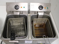 Dubbele friteuse metro professional type gdf3028 2x 8l. incl. frietschepbak. - afbeelding 2 van  3