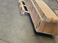 Dubbele hangende parasol oranje (2 * 300x300cm) - afbeelding 3 van  3