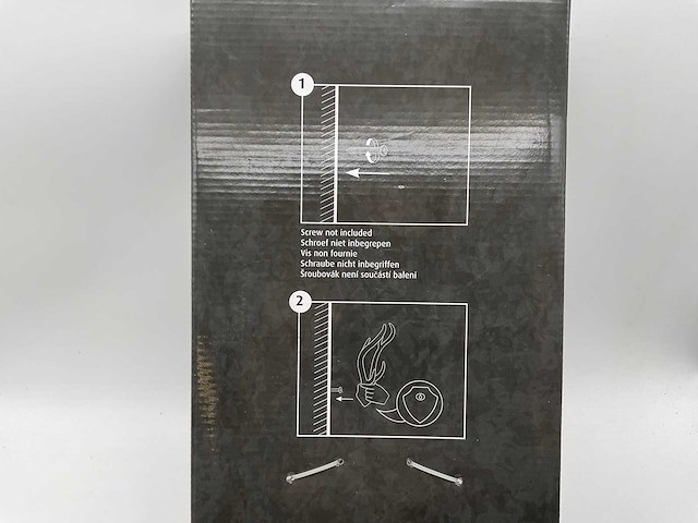 Dubbele horen wanddecoratie (60x) - afbeelding 4 van  5